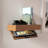 HIDE-A-SHELF Cherry Clear Finish Concealed Floating Shelf