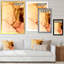 Art liquide sur fond jaune et orange-943136354-943136281