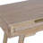 Mid-Century Modern 45" Solid Wood Home Office Writing Desk with Linen-Inset Storage Drawers, Wheatfield-1194566699