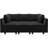 87 " Velvet Sofa & Chaise with Ottoman-101644878
