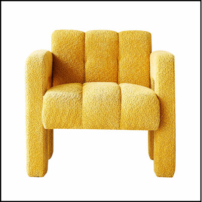 Fauteuil d'appoint rembourré de 31,10 pouces de large, parfait pour le confort et le style de tout espace de vie