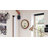 Bulova C5006 Dual Time Solid Pine Wood 12.5″ Wall Clock