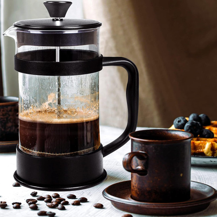 French Press Coffee Maker(34 Oz),heat Resistant Borosilicate Glass