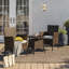 Sarenac 2 - Person Patio Dining Set with Round Table , Cushions Included-298633702