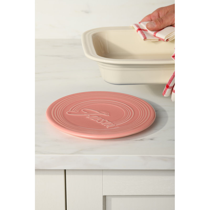 Fiesta Extra Large Trivet 8 1/4 Inch, Peony