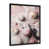 Impression noire sur toile encadrée sélectionné