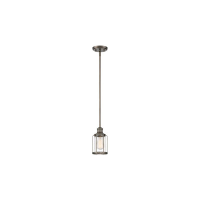 88A93ED8FCB74B91A2DB23F0C7432C2B Anson Luminaire suspendu 1 lumière (bronze cuivré)