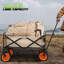 Chariot de camping pliable tout terrain avec chariot pliable