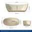 Baignoire de trempage autoportante en acrylique 60 po Tidal-128487685