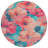 Machine Washable Indoor/Outdoor Claudian ACN1547 Salmon Rug-109536463