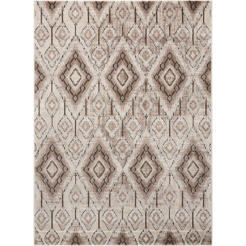 Ramas Machine Woven Beige Rug, Rectangle 114 x 175cm