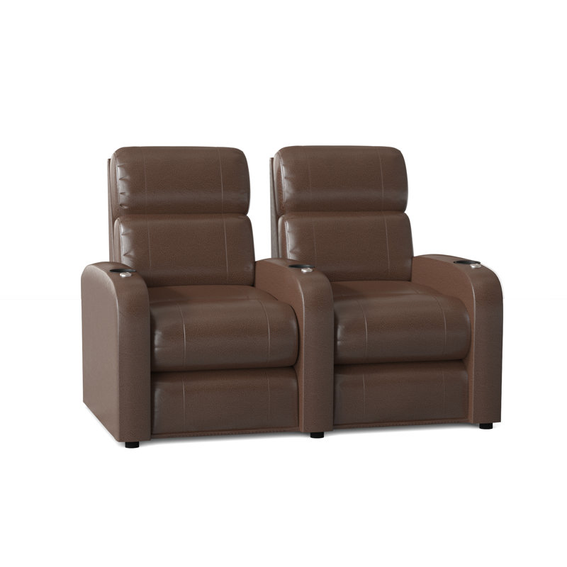 Fauteuil de cinéma (rangée de 2), Acajou ultra, Manuel