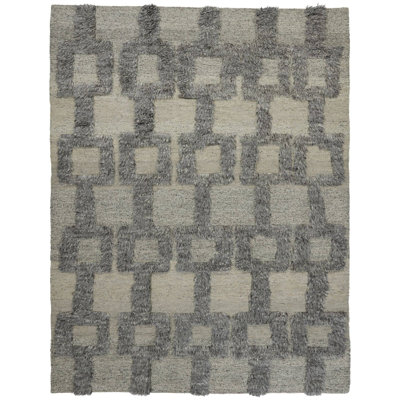 Tic Tac Flatweave Wool Geometric Rug