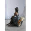 Sculpture en bronze Manel Vidal Alba par Ebano avec cristaux 13 po x 6 po x H 14 po