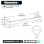 Porte-serviettes mural 20 po-63968027