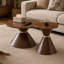 Ensemble de 2 tables basses rondes tendance