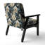 Chaise d'appoint florale Cobalt-6885474