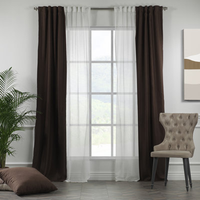Rideau de fenêtre décoratif chaque panneau