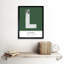 Luanda Angola City Map by Wee Blue Coo - Single Picture Frame Typography