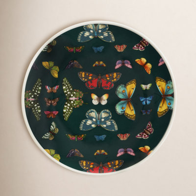 Botanic Garden Harmony Coup Salad Plate Green Set 4 8.5" Salad Plates