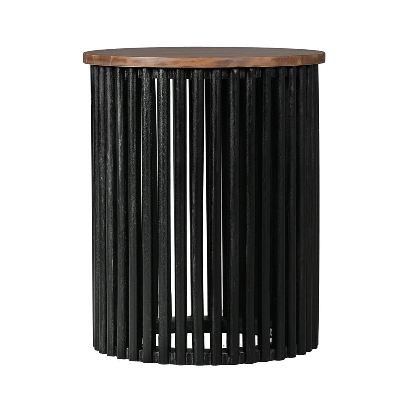 ACACIA SOLID WOOD SIDE TABLE(Only Including Table)