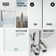 Elan 56-60" W x 76" H Sliding Frameless Shower Door with 3/8" Clear Glass