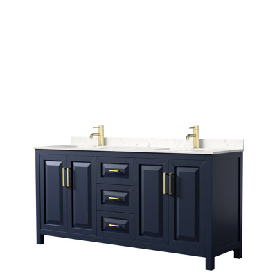 Ensemble de meuble-lavabo double 72 po Daria
