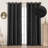 100% Blackout Thermal Insulated Polyester Curtain Pair-633352617-633352629