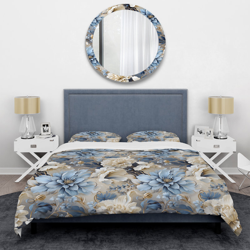 Ensemble de housse de couette Ethereal, Housse de couette pour très grand lit et 2 très