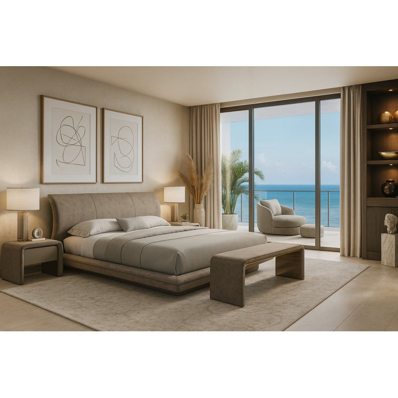 Solid Wood Bed