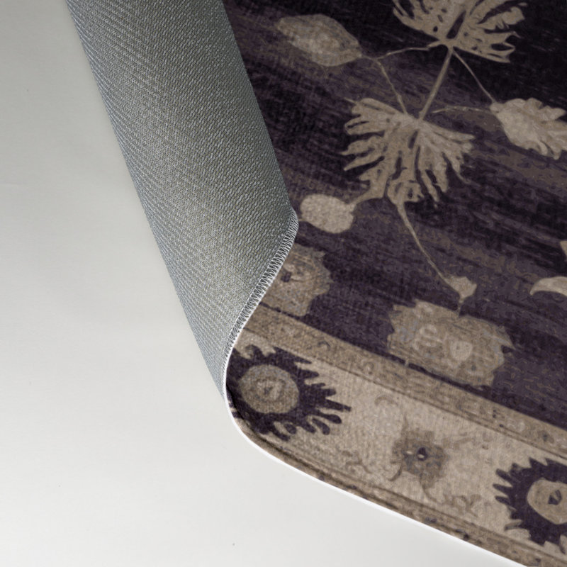 Tapis mauve intérieur et extérieur surteint, Rectangle 9 pi x 12 pi