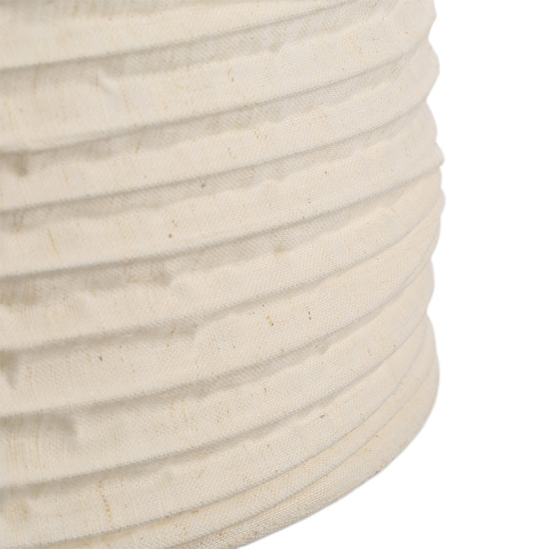 Camborne 20cm H Jute Drum Pendant Shade ( Uno ) in Natural White