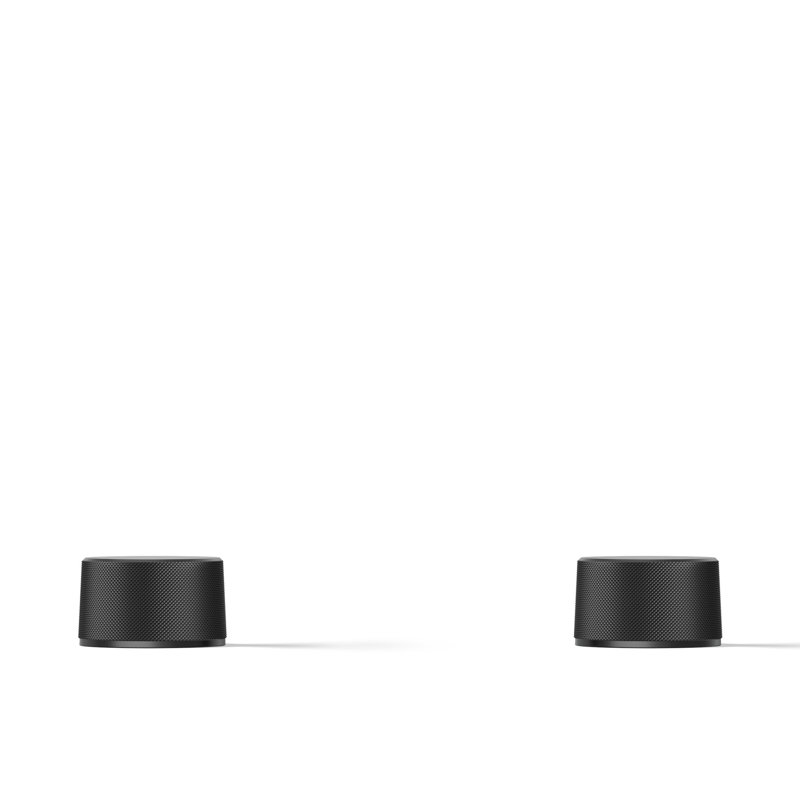 Components™ Bathroom Sink Handles with Oyl Design, Matte Black