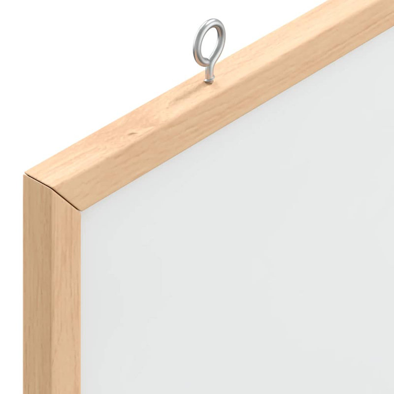 Vidaxl Magnetic Whiteboard With Solid Pine Wood Frame, 55cm H x 60cm W x 1.4cm D