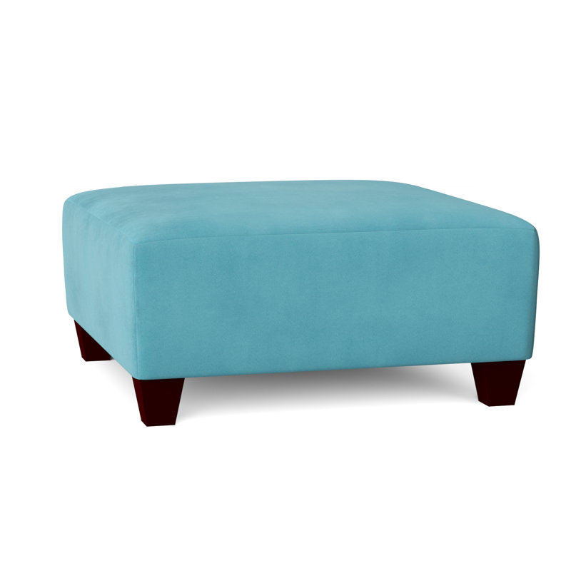 Andrighetti Upholstered Ottoman, Bulldozer Caribbean