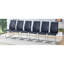 Chaise en porte-à-faux rembourrée en similicuir Austwell Modern (ensemble de 4)-559699265-553536582