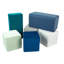 Ensemble de deux grands blocs deux textures, océan, 6 pièces-108432333