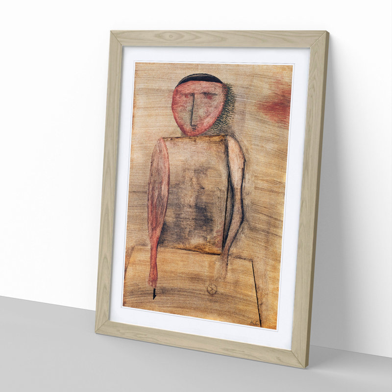 Doctor by Paul Klee - Picture Frame Painting, Oak Framed, 36cm H x 27cm W x 2cm D