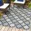 Tapis bleu marine / crème Kaliee-1662710708