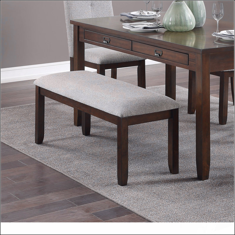 Banc de chenille foncé 1pc