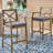 Wood - Marvelous Water- Cushions 45.09" For Terrace Outdoor Lounge-1605057979