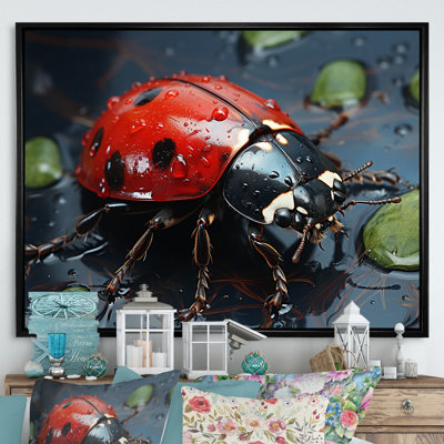 Curious Ladybug Crimson Serenity I - impression