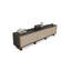 Meuble télé rétro en bois manufacturé noir-989661462