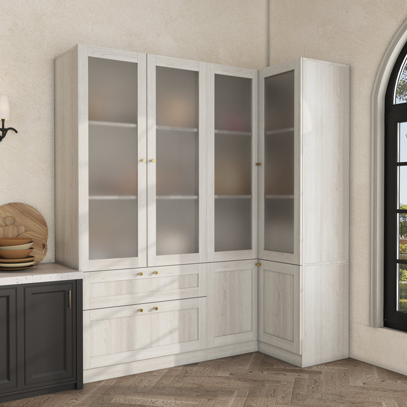 Grand garde-manger de coin 62,9 po