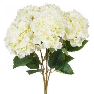 Large 5 Stem Hydrangea Bouquet Artificial Flowers