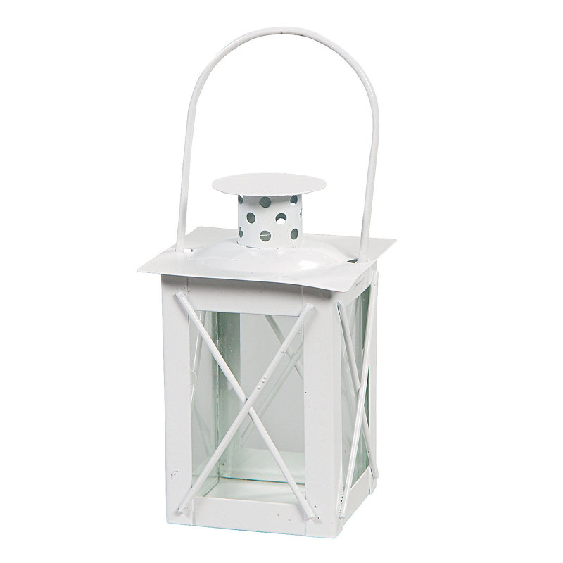 Lanterne de table en verre