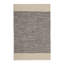 Tapis gris en coton fabriqué à la main Kylen