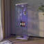 Vitrine moderne en verre avec lumières DEL-1524412828
