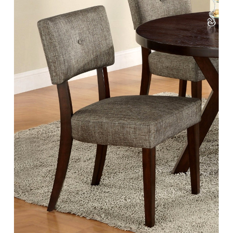 Chaise d'appoint en tissu (ensemble de 2)