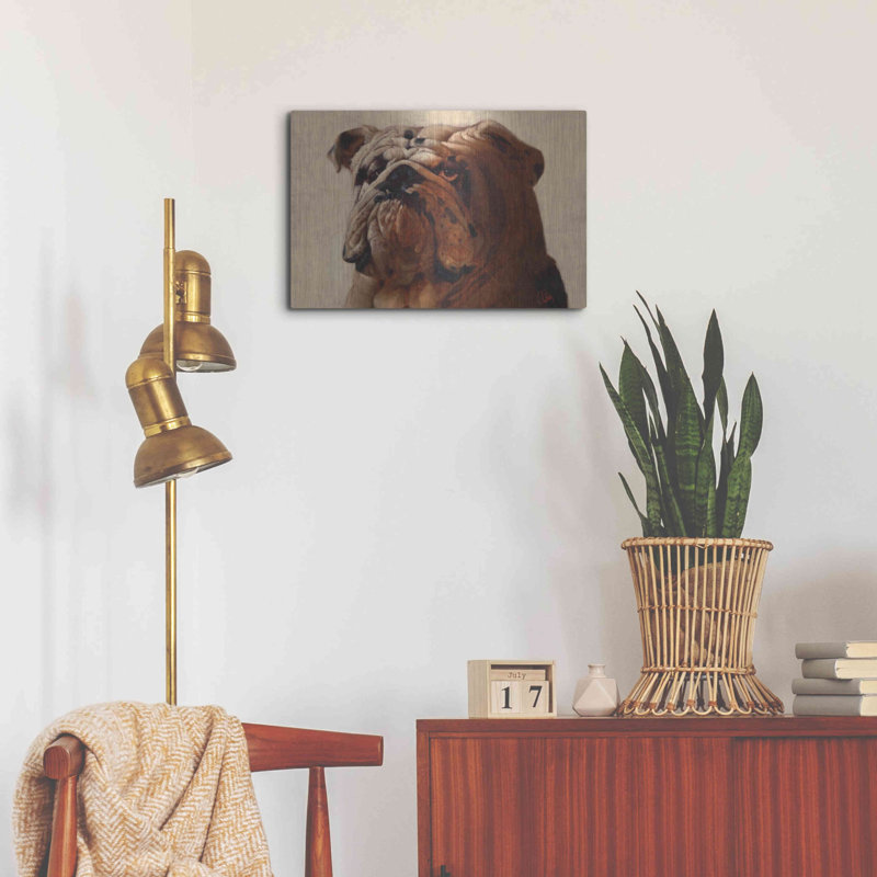 «Bulldog» par Thomas Fluharty, H 16 po x l 24 po